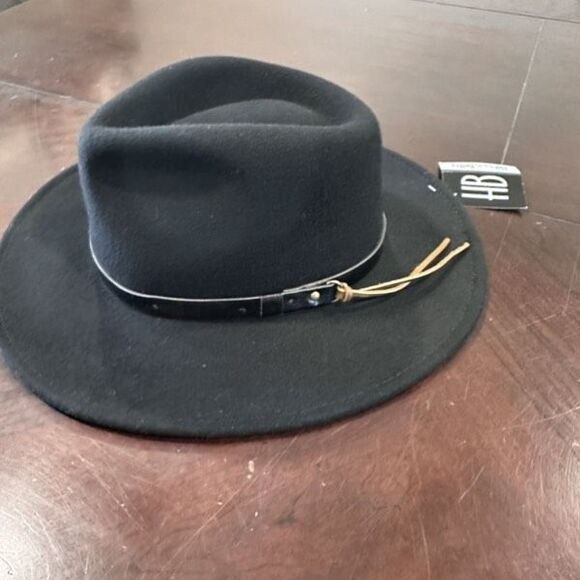 NWT Hats In The Belfry Men's Wool Recreation Fishing Outback Hat Black Sz Medium - Picture 4 of 10